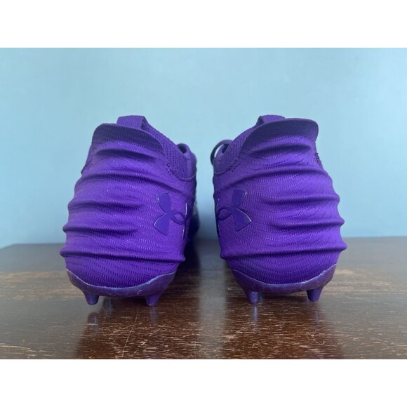 Under Armour Blur 2 MC Suede Purple Football Cleats Men’s Size 12 3027978-500 - Picture 9 of 11